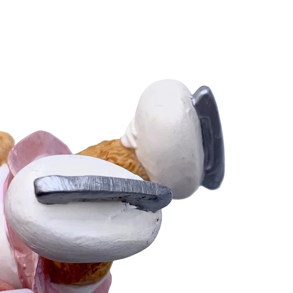 Russ Berrie Teddy Bear Skating Handpainted Skates Christmas Ornament #94285